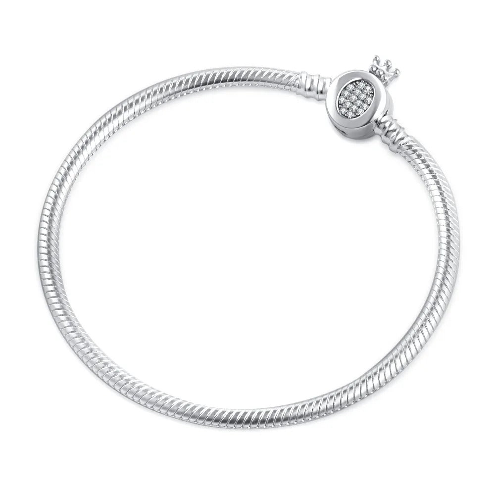 Pulsera Cadena Serpiente Corona sin logo