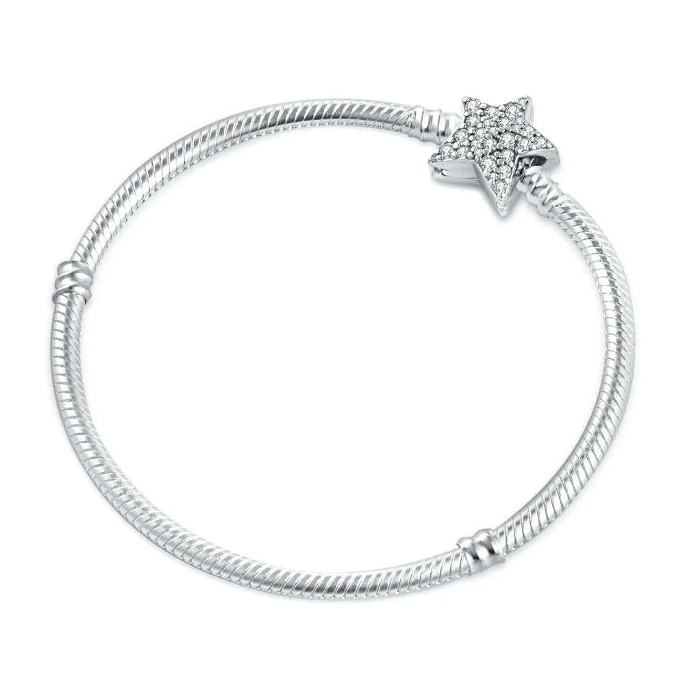 Pulsera Cadena Serpiente Estrella