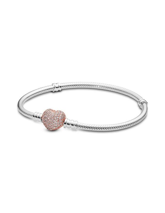 Pulsera con cierre de corazón