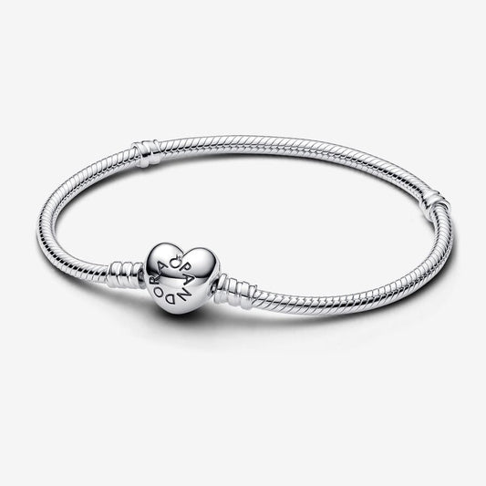 Pulsera serpiente corazón Logo pandora