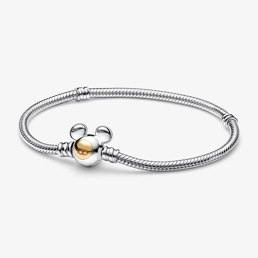 Pulsera  Cadena Serpiente Cierre Mickey Mouse de Disney