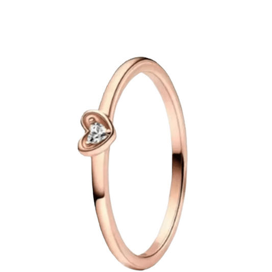 Anillo Corazón Radiante